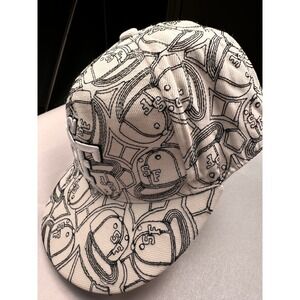 San Francisco Giants All Over Print Fitted Cap Men's M 20%Wool White MLB Hat